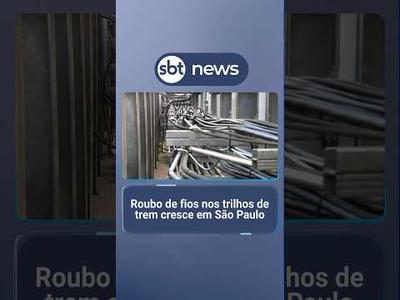 Roubo de fios nos trilhos de trem cresce em São Paulo