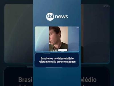 Prefeitos brasileiros se abrigam em bunker após bombardeios em Israel | #SBTBrasil