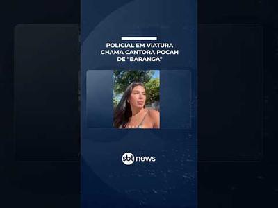 Cantora Pocah é chamada de “baranga” por policial enquanto caminhava no Rio | #SBTManhã