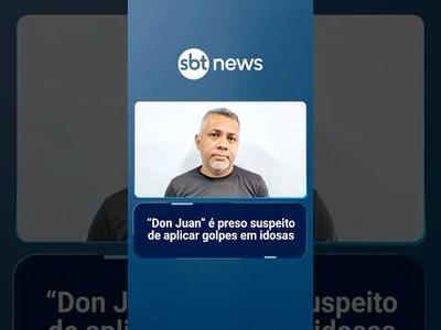 “Don Juan” é preso suspeito de aplicar golpes em idosas em Manaus | #SBTManhã