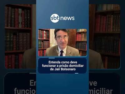 Entenda como deve funcionar a prisão domiciliar de Jair Bolsobaro | #SBTBrasil