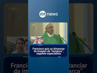 Papa quis se distanciar da imagem de "monarca", segundo especialista