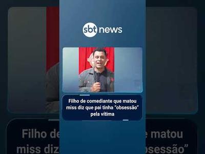 Filho de comediante que matou miss diz que pai tinha "obsessão" pela vítima | #SBTManhã