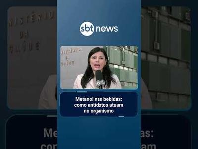 Ministério da Saúde compra 2,5 mil antídotos contra intoxicação por metanol | #SBTBrasil