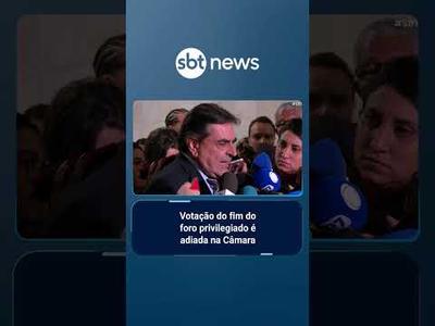 Presidente da Câmara frustra oposição e adia votação do fim do foro privilegiado | #SBTBrasil