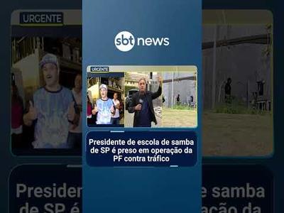 Presidente de escola de samba de SP é preso em operação da PF contra tráfico | #PrimeiroImpacto