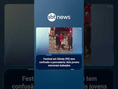 Dois jovens morrem baleados durante festival em Olinda (PE)