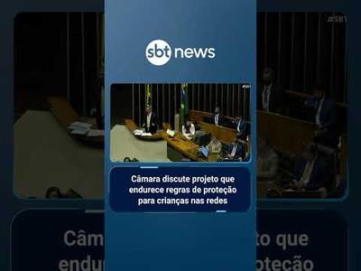 Câmara discute projeto que endurece regras de proteção para crianças nas redes | #SBTBrasil