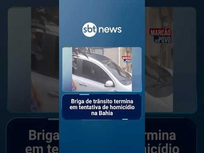 Briga de trânsito termina em tentativa de homicídio na Bahia | #PrimeiroImpacto