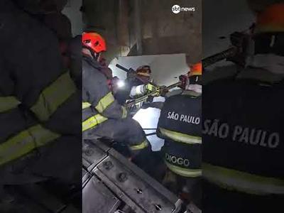 Vídeo mostra momento em que teto desaba em restaurante ligado a Fogaça