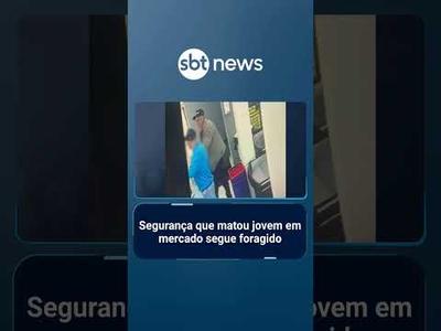 Segurança que matou jovem em mercado de Santo André (SP) segue foragido | #SBTManhã