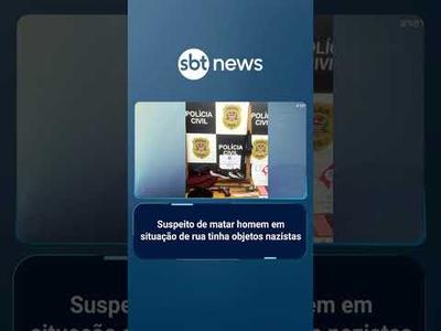 Polícia prende homem acusado de matar homem em situação de rua | #SBTBrasil