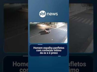 Homem espalha panfletos com conteúdo íntimo da ex e é preso