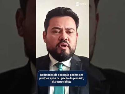 Deputados de oposição podem ser punidos após ocupação do plenário, diz especialista