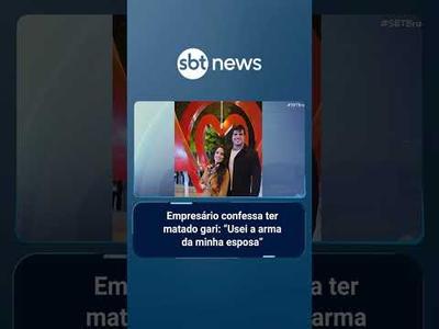 Empresário confessa ter matado gari com arma da esposa delegada em BH | #SBTBrasil