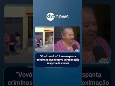 "Vovó heroína": Idosa espanta criminoso que tentava aproximação suspeita das netas