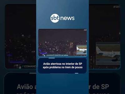 Avião queima combustível e faz pouso de emergência após problemas em SP 