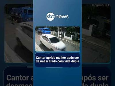 Cantor agride mulher após ser desmascarado com vida dupla