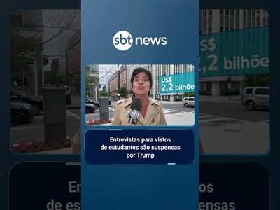 Trump suspende agendamento e concessão de visto para estudantes estrangeiros