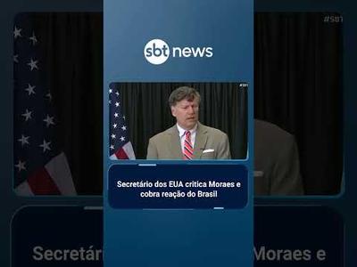 EUA cobram contenção de Alexandre de Moraes e criticam atuação do ministro do STF | #SBTBrasil