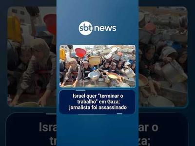 Netanyahu defende ocupação de Gaza; jornalista da Al Jazeera é assassinado | #SBTManhã