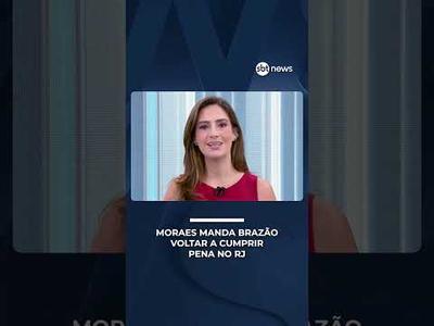 Moraes determina que Domingos Brazão volte a cumprir pena em penitenciária do RJ