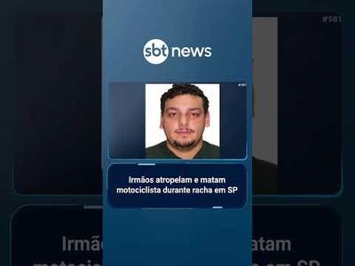 Irmãos são presos após atropelar e matar motociclista em racha no interior de SP | #SBTBrasil
