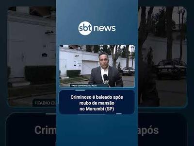 Criminosos armados invadem mansão no Morumbi (SP) e trocam tiros com a polícia | #SBTBrasil