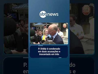 Caso P. Diddy: rapper é considerado culpado de crimes relacionados à prostituição | #SBTBrasil