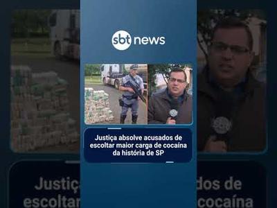 Acusados de escoltar maior carga de cocaína de SP são absolvidos