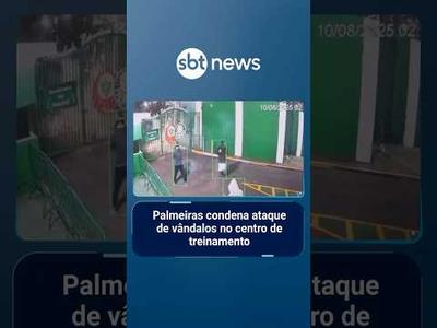 Centro de Treinamento do Palmeiras é alvo de vandalismo | #SBTManhã