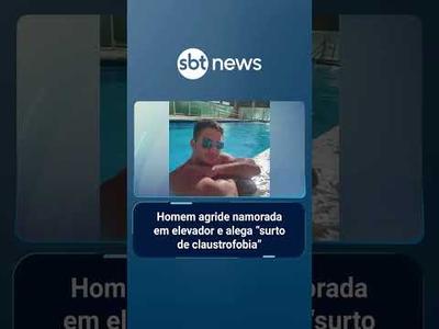 Ex-jogador de basquete agride namorada com mais de 60 socos dentro de elevador | #SBTManhã