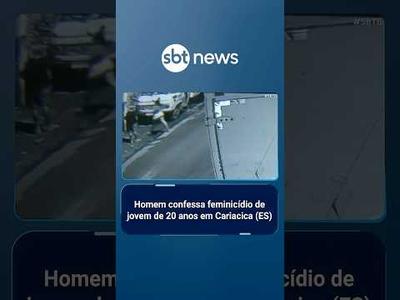 Homem confessa feminicídio de jovem de 20 anos em Cariacica (ES) | #SBTBrasil