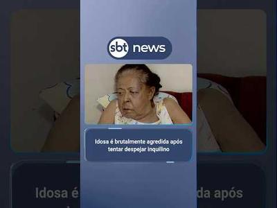 Idosa é brutalmente agredida após tentar despejar inquilino