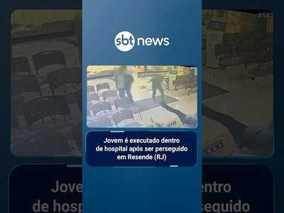 Jovem é executado dentro de hospital após ser perseguido em Resende (RJ) | #SBTBrasil