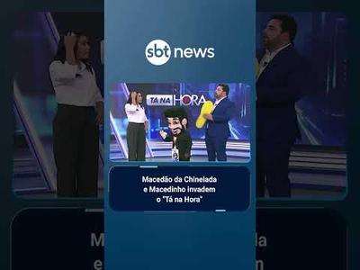Macedão da Chinelada e Macedinho invadem o "Tá na Hora"