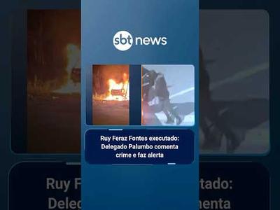 Ruy Ferraz Fontes executado: “Tem assinatura do crime organizado”, diz Delegado Palumbo | #SBTManhã