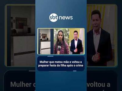 Mulher que matou mãe e voltou a preparar festa da filha após o crime | #PrimeiroImpacto