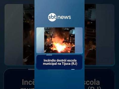 Incêndio destrói escola municipal na Tijuca (RJ)