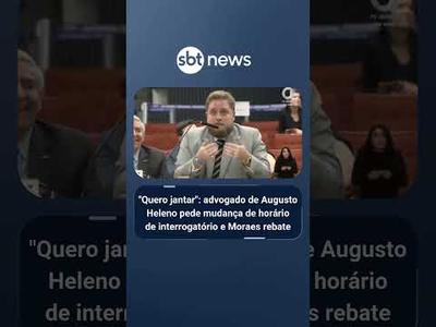 "Quero jantar": advogado de Augusto Heleno pede mudança de horário de interrogatório e Moraes rebate