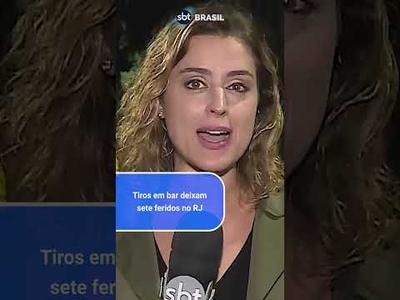 Tiroteio deixa sete feridos em bar no RJ