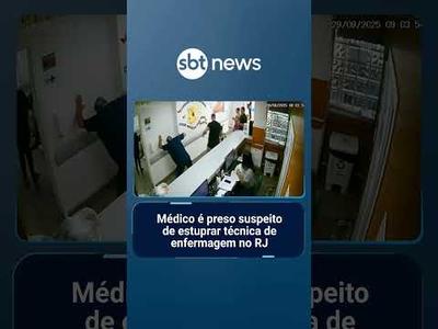 Médico é preso suspeito de estuprar técnica de enfermagem no RJ | #SBTNotícias
