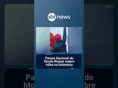 Trilha em que brasileira morreu na Indonésia é reaberta após 4 dias | #SBTBrasil