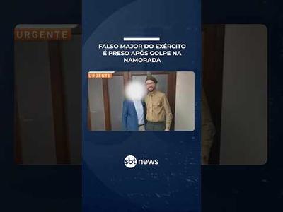 Falso major do Exército é preso após aplicar golpe de R$ 50 mil em MG | #SBTManhã