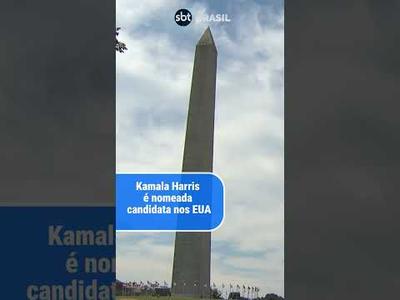 Kamala Harris é confirmada por democratas como candidata à Casa Branca