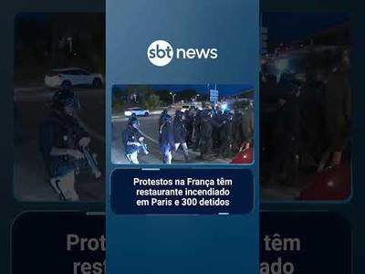 Protestos tomam conta da França durante posse de novo primeiro-ministro | #SBTManhã
