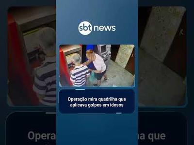 Quadrilha que aplicava golpe em idosos em caixas eletrônicos é presa no DF | #SBTBrasil