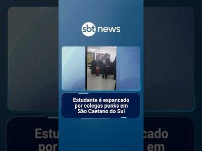 Estudante é espancado por colegas punks em São Caetano | #SBTNoticias
