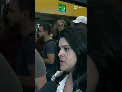 Aeroporto de Congonhas (SP) amanhece lotado após cancelamento de voos