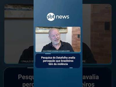 Sete em cada dez brasileiros têm medo de assalto ao parar no semáforo, diz Datafolha | #SBTBrasil